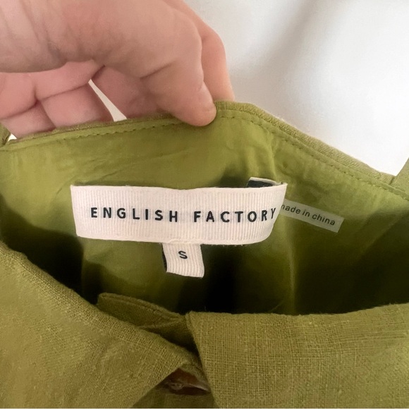 English Factory Green Romper - Picture 5 of 6